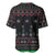 Santa Claus With African Traditional Costume Baseball Jersey Christmas - Wonder Print Shop