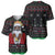 Santa Claus With African Traditional Costume Baseball Jersey Christmas - Wonder Print Shop