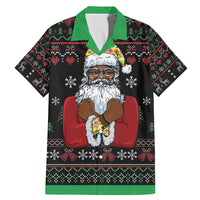 Santa Claus With African Traditional Costume Family Matching Mermaid Dress and Hawaiian Shirt Christmas - Wonder Print Shop