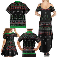 Santa Claus With African Traditional Costume Family Matching Summer Maxi Dress and Hawaiian Shirt Christmas - Wonder Print Shop
