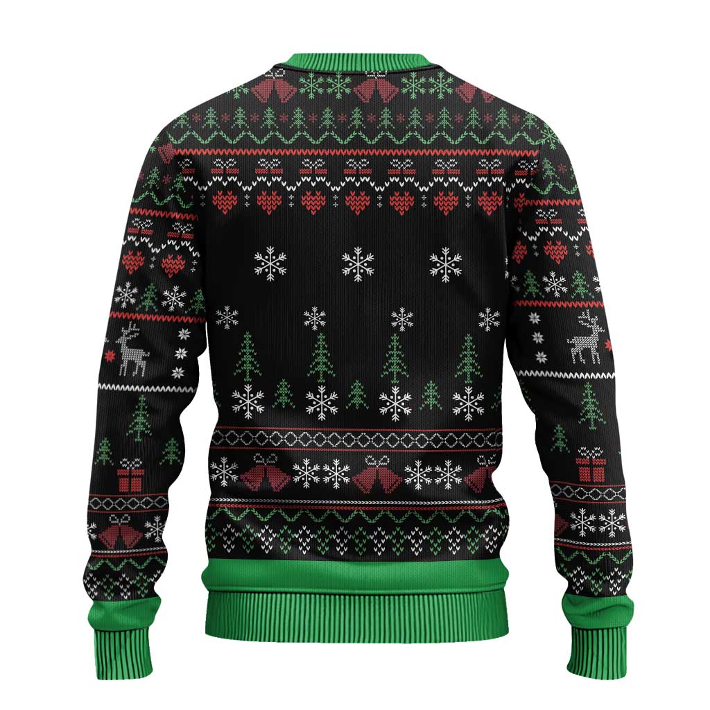 Santa Claus With African Traditional Costume Ugly Christmas Sweater Christmas - Wonder Print Shop