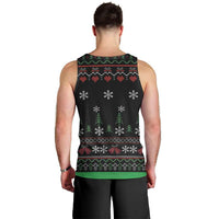 Santa Claus With African Traditional Costume Men Tank Top Christmas - Wonder Print Shop