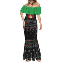 Santa Claus With African Traditional Costume Mermaid Dress Christmas - Wonder Print Shop