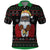Santa Claus With African Traditional Costume Polo Shirt Christmas - Wonder Print Shop