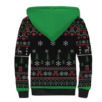 Santa Claus With African Traditional Costume Sherpa Hoodie Christmas - Wonder Print Shop