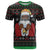 Santa Claus With African Traditional Costume T Shirt Christmas - Wonder Print Shop