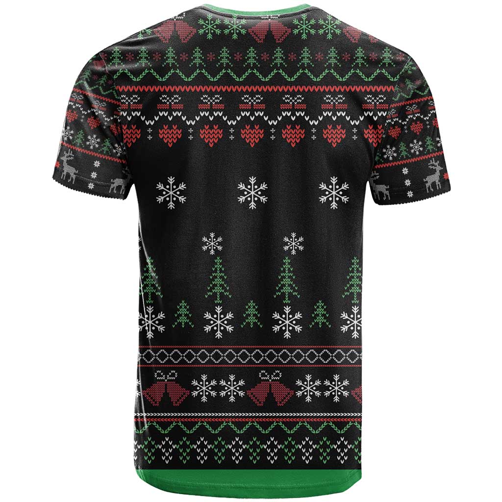 Santa Claus With African Traditional Costume T Shirt Christmas - Wonder Print Shop