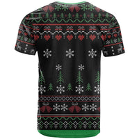 Santa Claus With African Traditional Costume T Shirt Christmas - Wonder Print Shop