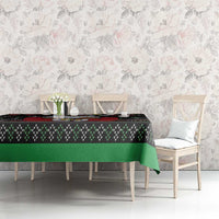Santa Claus With African Traditional Costume Tablecloth Christmas - Wonder Print Shop