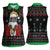 Santa Claus With African Traditional Costume Women Sleeveless Polo Shirt Christmas - Wonder Print Shop