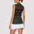 Santa Claus With African Traditional Costume Women Sleeveless Polo Shirt Christmas - Wonder Print Shop