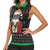 Santa Claus With African Traditional Costume Women Sleeveless Polo Shirt Christmas - Wonder Print Shop