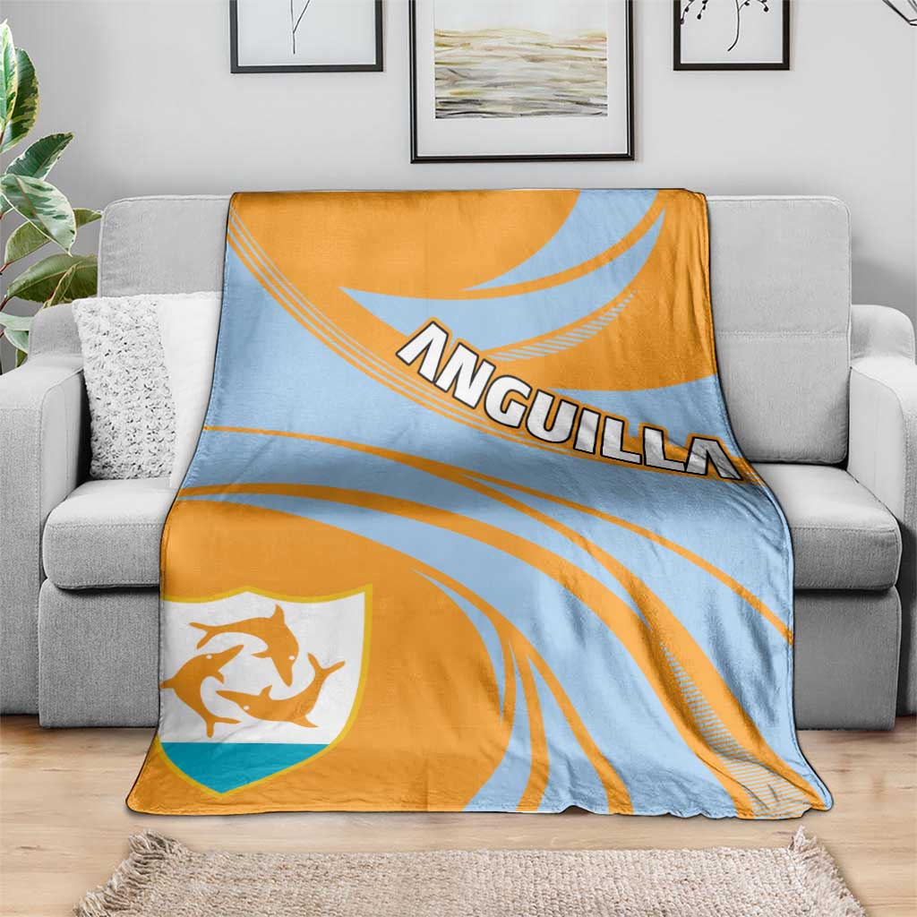 Anguilla Blanket Coat Of Arms Cricket Style