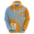 Anguilla Hoodie Coat Of Arms Cricket Style - Wonder Print Shop
