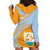 Anguilla Hoodie Dress Coat Of Arms Cricket Style - Wonder Print Shop