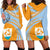 Anguilla Hoodie Dress Coat Of Arms Cricket Style - Wonder Print Shop