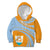 Anguilla Kid Hoodie Coat Of Arms Cricket Style - Wonder Print Shop