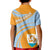Anguilla Kid Polo Shirt Coat Of Arms Cricket Style - Wonder Print Shop