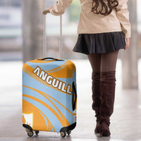 Anguilla Luggage Cover Coat Of Arms Cricket Style - Wonder Print Shop