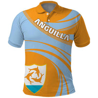 Anguilla Polo Shirt Coat Of Arms Cricket Style - Wonder Print Shop