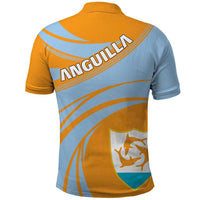 Anguilla Polo Shirt Coat Of Arms Cricket Style - Wonder Print Shop