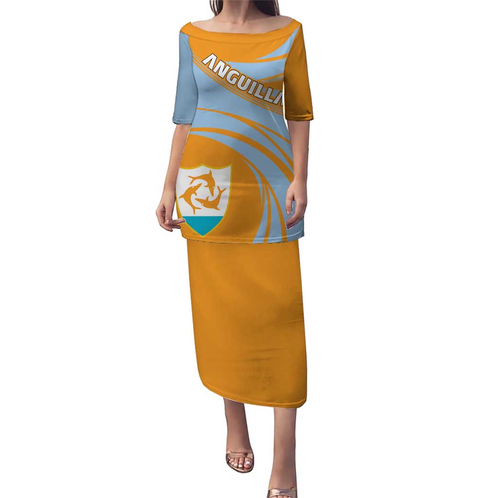 Anguilla Puletasi Coat Of Arms Cricket Style - Wonder Print Shop