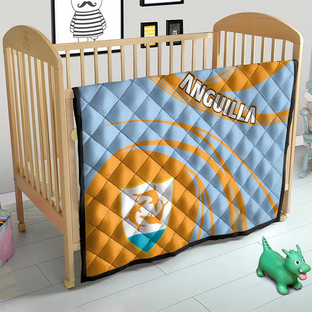 Anguilla Quilt Coat Of Arms Cricket Style - Wonder Print Shop