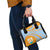 Anguilla Shoulder Handbag Coat Of Arms Cricket Style
