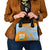 Anguilla Shoulder Handbag Coat Of Arms Cricket Style