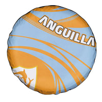 Anguilla Spare Tire Cover Coat Of Arms Cricket Style - Wonder Print Shop
