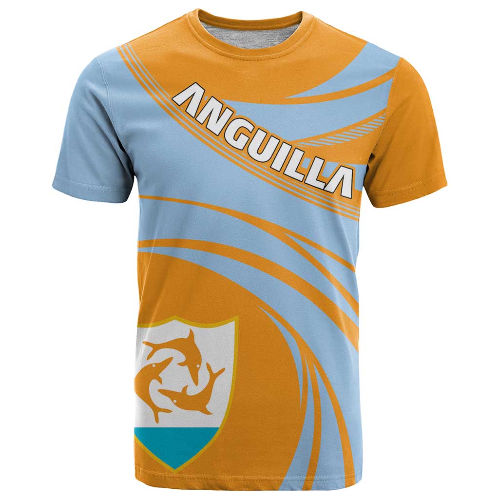 Anguilla T Shirt Coat Of Arms Cricket Style - Wonder Print Shop