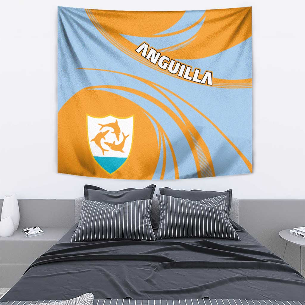 Anguilla Tapestry Coat Of Arms Cricket Style - Wonder Print Shop