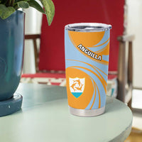 Anguilla Tumbler Cup Coat Of Arms Cricket Style - Wonder Print Shop