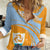 Anguilla Women Casual Shirt Coat Of Arms Cricket Style - Wonder Print Shop