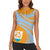 Anguilla Women Sleeveless Polo Shirt Coat Of Arms Cricket Style - Wonder Print Shop