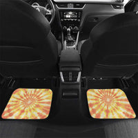 She Is Sunshine Skull Car Mats Tie Dye Yellow - Wonder Print Shop