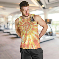 She Is Sunshine Skull Men Tank Top Tie Dye Yellow - Wonder Print Shop