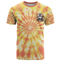 She Is Sunshine Skull T Shirt Tie Dye Yellow - Wonder Print Shop