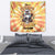 She Is Sunshine Skull Tapestry Tie Dye Yellow - Wonder Print Shop