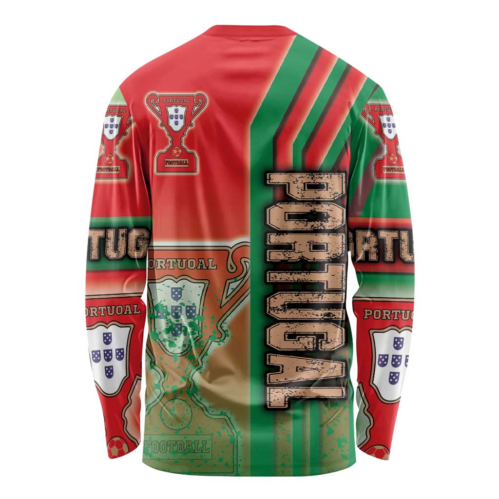 Portugal Football Long Sleeve Shirt Selecao das Quinas Soccer - Road To Champion - Wonder Print Shop