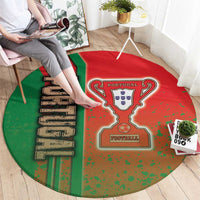 Portugal Football Round Carpet Selecao das Quinas Soccer - Road To Champion - Wonder Print Shop
