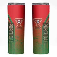 Portugal Football Skinny Tumbler Selecao das Quinas Soccer - Road To Champion