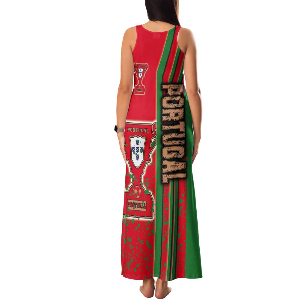 Portugal Football Tank Maxi Dress Selecao das Quinas Soccer - Road To Champion - Wonder Print Shop