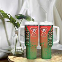 Portugal Football Tumbler With Handle Selecao das Quinas Soccer - Road To Champion