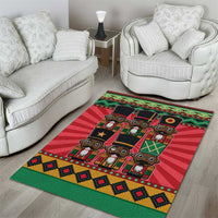 Black Nutcrackers Area Rug Afro Christmas - Wonder Print Shop