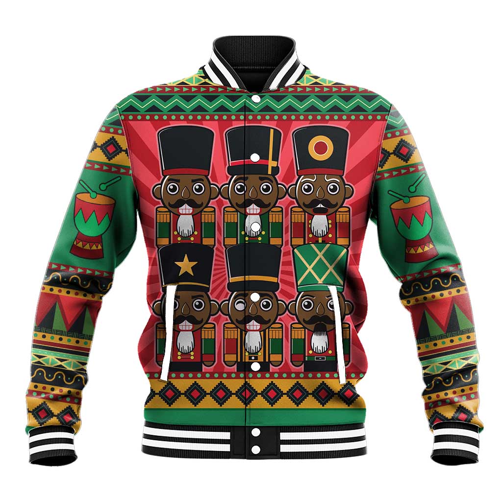 Black Nutcrackers Baseball Jacket Afro Christmas - Wonder Print Shop