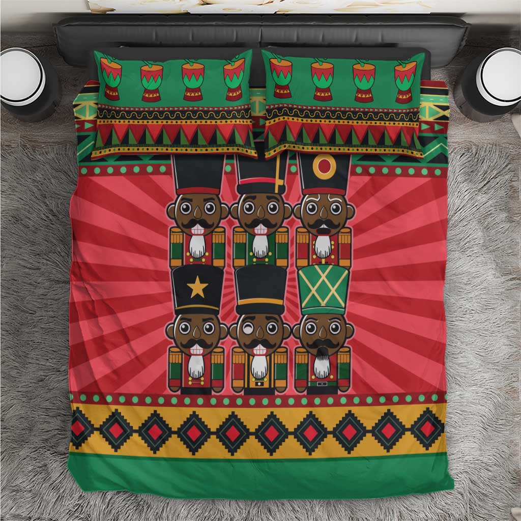 Black Nutcrackers Bedding Set Afro Christmas - Wonder Print Shop