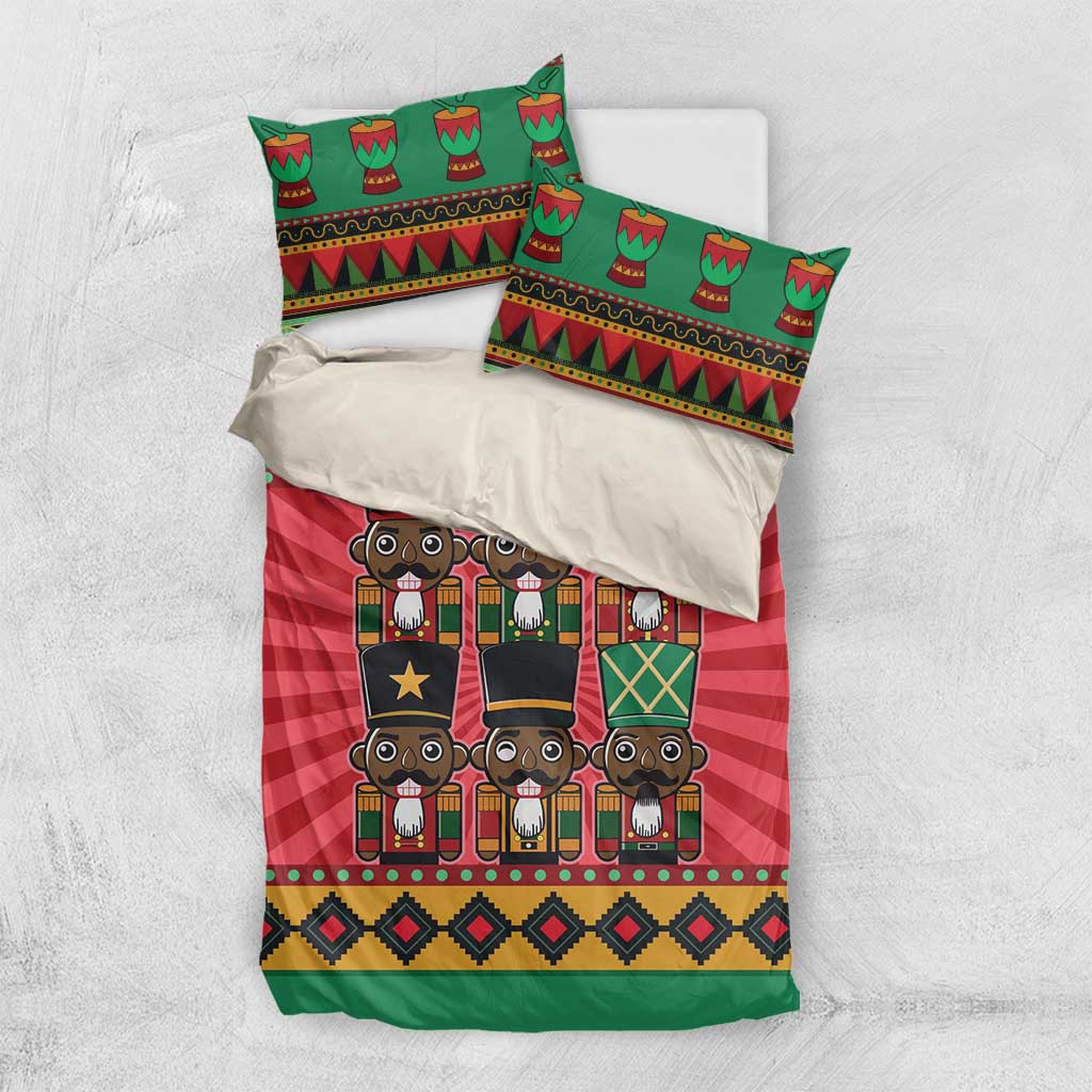 Black Nutcrackers Bedding Set Afro Christmas - Wonder Print Shop
