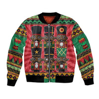 Black Nutcrackers Bomber Jacket Afro Christmas - Wonder Print Shop
