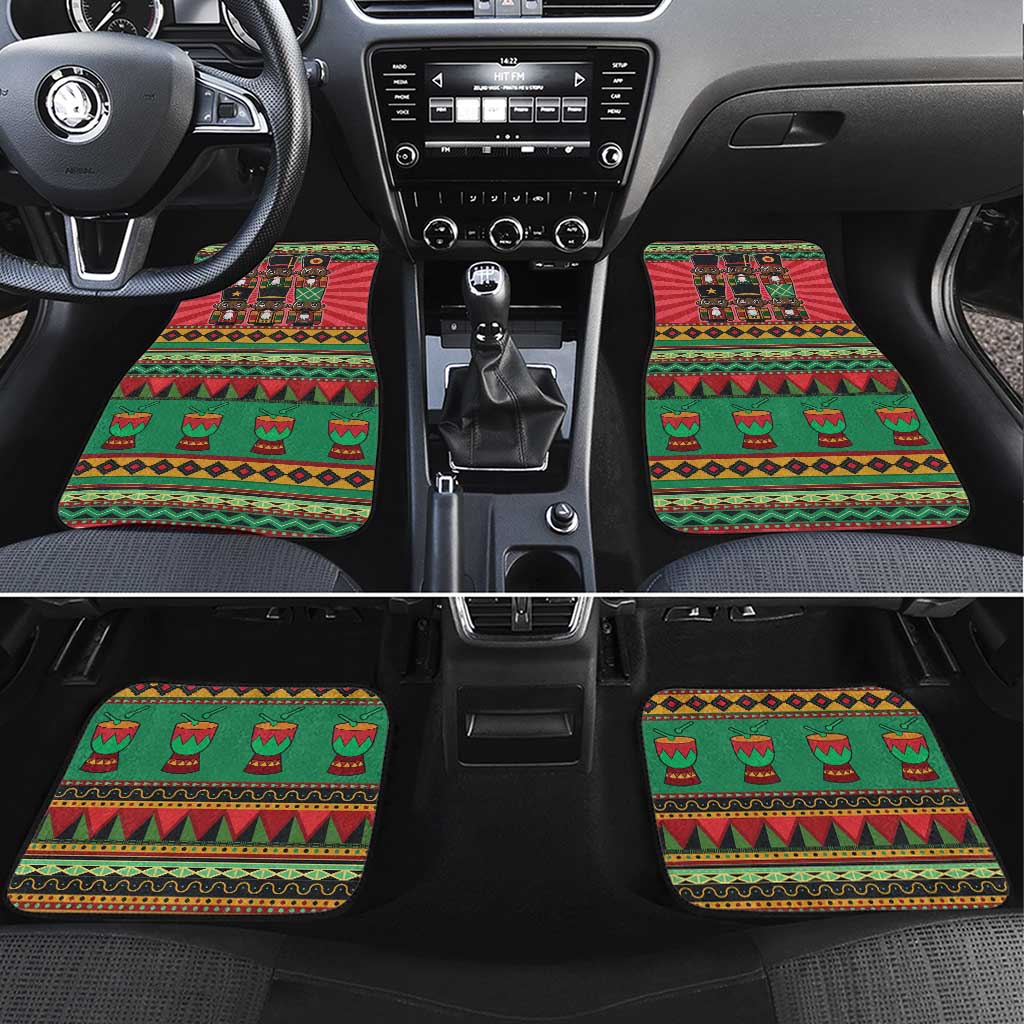 Black Nutcrackers Car Mats Afro Christmas - Wonder Print Shop